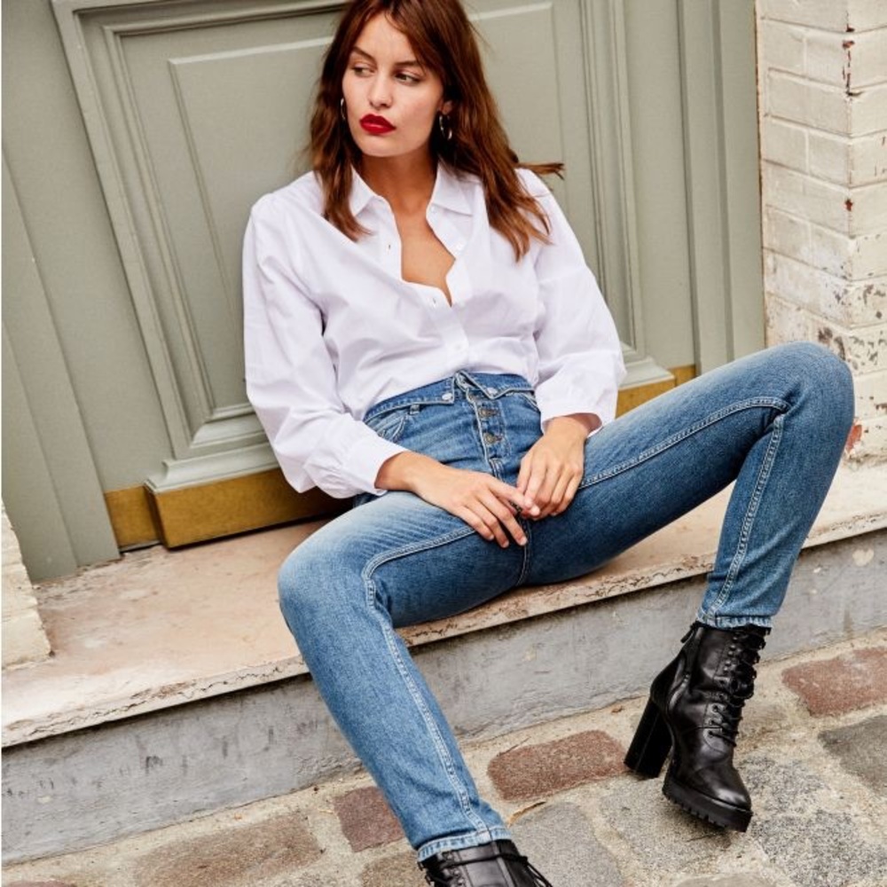 The Kooples Lizy Foldover Jeans